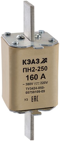 Вставка плавкая ПН2-250-100А-У3- КЭАЗ 110876
