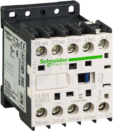 ПРОМЕЖУТОЧНОЕ РЕЛЕ 3НО+1НЗ, ЦЕПЬ УПРАВЛЕНИЯ 220В ПОСТОЯННОГО ТОКА Schneider Electric CA3KN31MD3