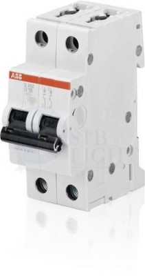 Автомат 2P 6А S200 (6 кА, B) ABB 2CDS252001R0065