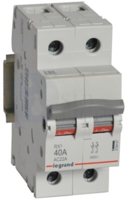 RX3 Рубильник 2P 40А Legrand 419407