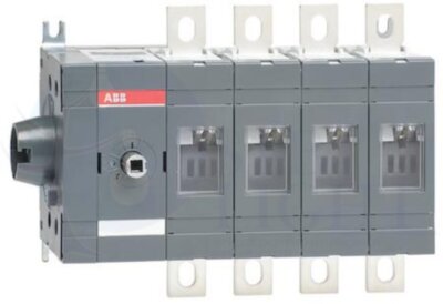 Рубильник OT250ES04 до 250А 4-полюсный бок. управление (без ручки) ABB 1SCA022860R1010