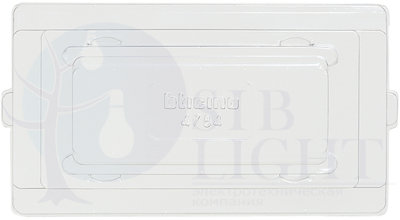 LivingLight Крышка защитная на суппорт, размер 4 модуля BTicino LN4784