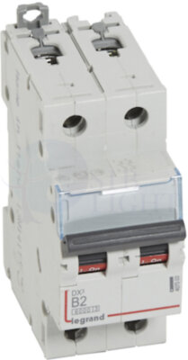 Автомат 2P 2А DX3 (10 кА, B) Legrand 407503