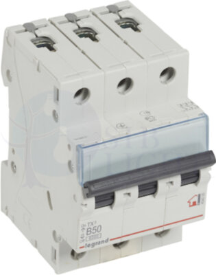 Автомат 3P 50А TX3 (6 кА, B) Legrand 404005
