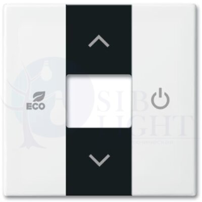 ABB Basic 55 Альпийский белый Накладка терморегулятора free@home