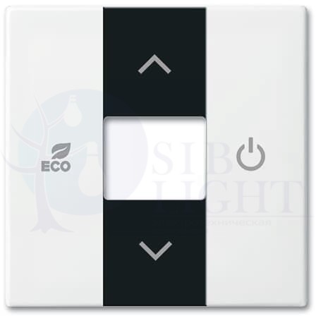 ABB Basic 55 Альпийский белый Накладка терморегулятора free@home
