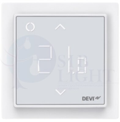 reg™ Smart терморегулятор интеллектуальный с Wi-Fi, полярно-белый, 16А DEVI 140F1140