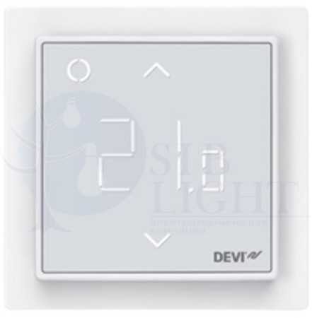 reg™ Smart терморегулятор интеллектуальный с Wi-Fi, полярно-белый, 16А DEVI 140F1140