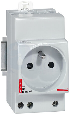 Розетка на DIN-рейку французский стандарт Legrand 004280