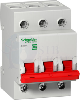 Выключатель нагрузки 3P 80 А Easy9 Schneider Electric EZ9S16380