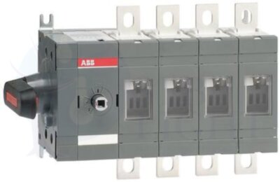 Рубильник OT250ES04K до 250А 4-полюсный бок. управление (в сборе) ABB 1SCA022860R1190