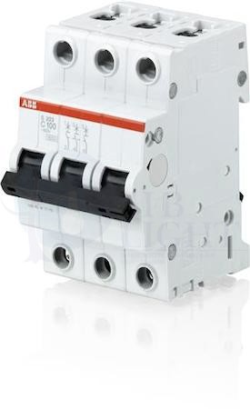 Автомат 3P 100А S200 (6 кА, B) ABB 2CDS253001R0825