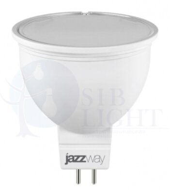 Лампа светодиодная (LED) с отражателем d50мм GU5.3 110  7Вт 220-230В матовая нейтральная холодно-белая 4000К диммируемая Jazzway 1035431