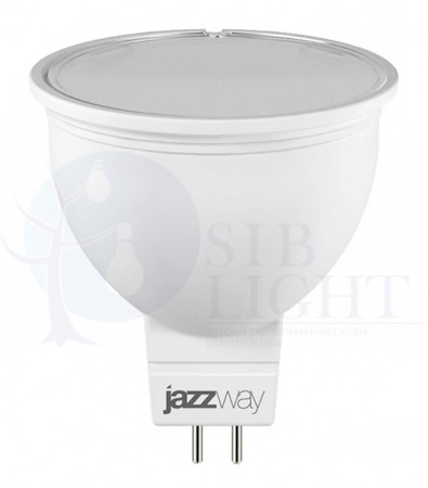 Лампа светодиодная (LED) с отражателем d50мм GU5.3 110  7Вт 220-230В матовая нейтральная холодно-белая 4000К диммируемая Jazzway 1035431