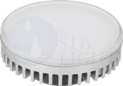 Лампа светодиодная LED5-GX53/830/GX53 5Вт таблетка 3000К тепл. бел. GX53 385лм 220-240В Camelion 11473