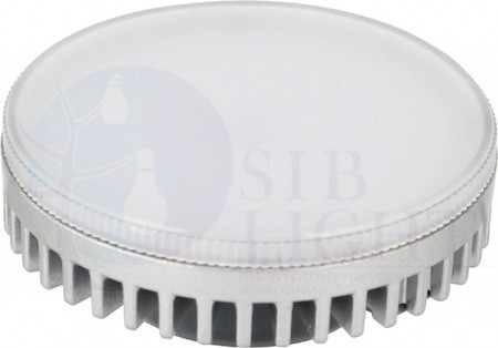 Лампа светодиодная LED5-GX53/830/GX53 5Вт таблетка 3000К тепл. бел. GX53 385лм 220-240В Camelion 11473
