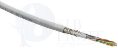 Кабель FTP 4-C5E-SOLID-GY-305 витая пара экран. FTP (F/UTP) кат.5e 4х2х0.5 (24 AWG) ож (solid) экран-фольга PVC (м) Hyperline 42052 Hyperline 42052