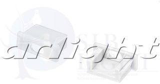 Заглушка для MIC белая с отверстием Arlight 018600
