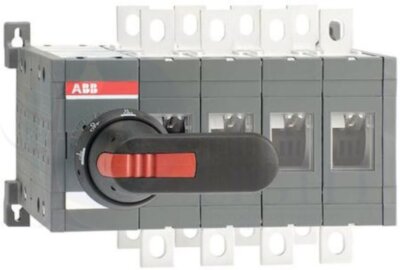Реверсивный рубильник с быстрым переключением OT315E04CFP 315А 4-п ABB 1SCA114535R1001