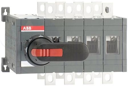 Реверсивный рубильник с быстрым переключением OT315E04CFP 315А 4-п ABB 1SCA114535R1001