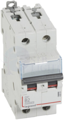 Автомат 2P 2А DX3 (16 кА, B) Legrand 408936