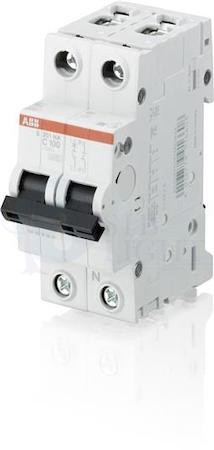 Автомат.выкл-ль 1P+N S201 B100NA ABB 2CDS251103R0825
