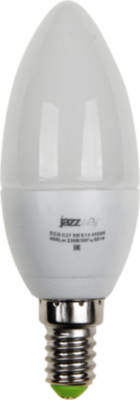 Лампа светодиодная PLED-ECO-C37 5Вт свеча 4000К белый E14 400лм 220-240В 469060 Jazzway 1036865
