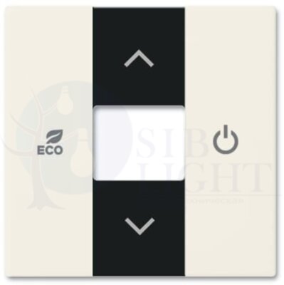 ABB Basic 55 Шале (бел) Накладка терморегулятора free@home