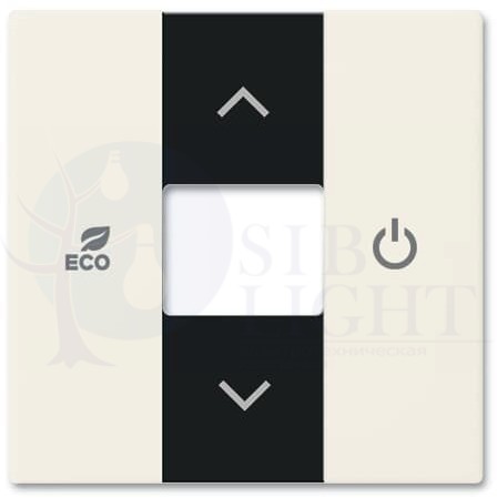 ABB Basic 55 Шале (бел) Накладка терморегулятора free@home