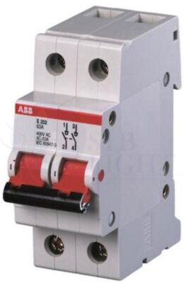 Рубильник 2пол. E202r 100A рычаг крас. ABB 2CDE282001R0100
