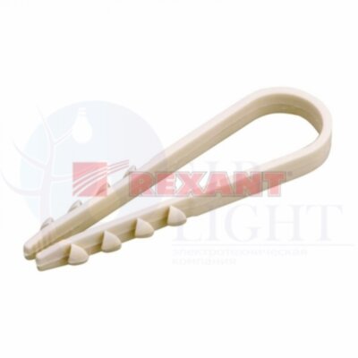 Дюбель-хомут 11-18 бел. (уп.100шт) REXANT 07-4502