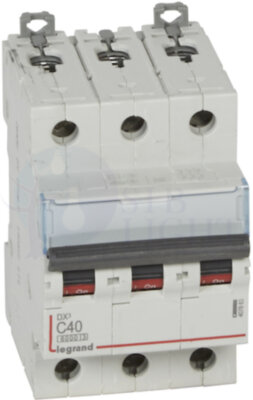 Автомат 3P 40А DX3 (10 кА, C) Legrand 407863