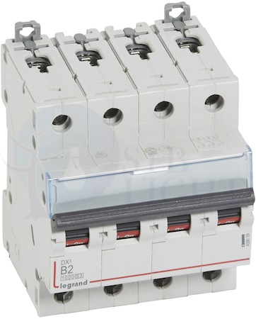 Автомат 4P 2А DX3 (16 кА, B) Legrand 409059
