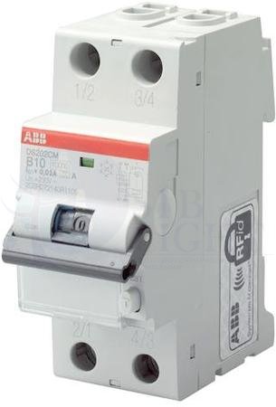 Дифференциальный автомат 2P 16А DS202C (тип AC, 6 кА) ABB 2CSR252140R1164