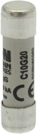 Предохранитель цилиндрический 10х38 20A GG 500В AC, C10G20 EATON C10G20