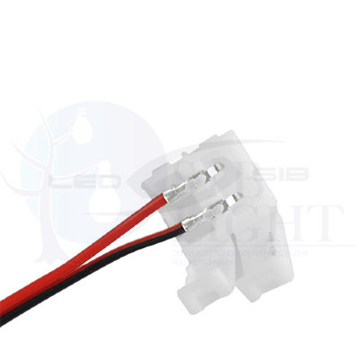 Коннектор с защёлками LS для одноцветных светодиодных лент шириной 8 мм,165х12.5х5 мм 2PIN