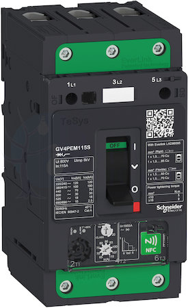 АВТ.ВЫКЛ GV4PE С МНОГОФУНКЦ. NFC РАСЦЕПИТЕЛЕМ 50A 50kA ЗАЖИМ EVERLINK Schneider Electric GV4PEM50N