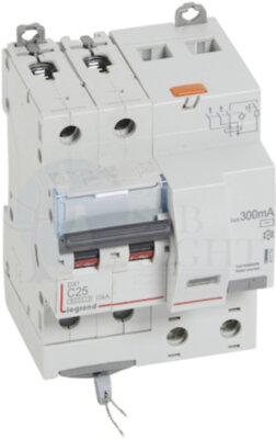 Дифференциальный автомат 2P 25А DX3 (тип AC, 6 кА) Legrand 411174