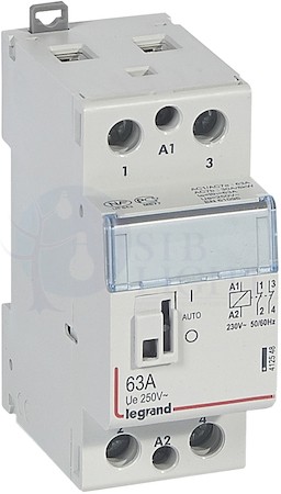 CX3 Контактор 230V 2НЗ 63А с руч.уп. Legrand 412548