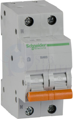 Автомат 1P+N 10А Домовой (4.5 кА, C) Schneider Electric 11212