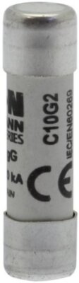 Предохранитель цилиндрический 10х38 2A GG 500В AC, C10G2 EATON C10G2