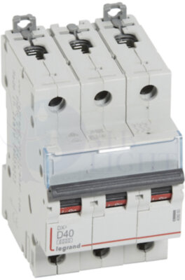 Автомат 3P 40А DX3 (6 кА, D) Legrand 408093