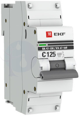 Выключатель автоматический модульный 1п C 50А 10кА ВА 47-100 PROxima EKF mcb47100-1-50C-pro