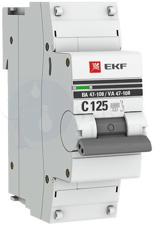 Выключатель автоматический модульный 1п C 50А 10кА ВА 47-100 PROxima EKF mcb47100-1-50C-pro