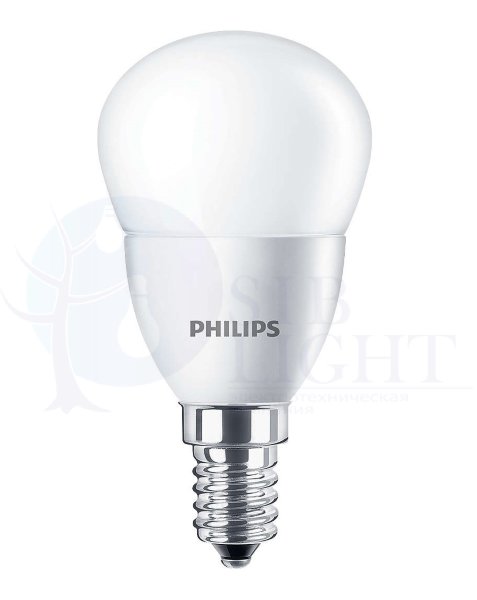 Светодиодная лампа Philips E14 6.5W = 75W нейтральный белый свет Essential
