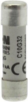 Предохранитель цилиндрический 10х38 32A GG 400В AC, C10G32 EATON C10G32