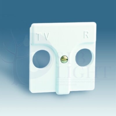 Крышка розетки телевизионной 27 Play (R+TV, белая) Simon 27053-34