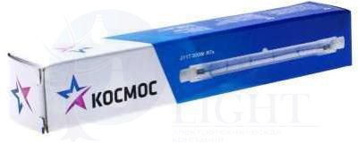 Лампа галогенная J117 300Вт линейная R7s 3000К 240В КОСМОС LKsmJ117230V300W КОСМОС LKsmJ117230V300W