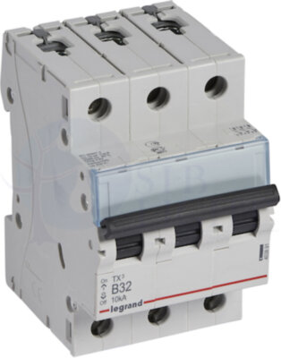 Автомат 3P 32А TX3 (10 кА, B) Legrand 403891