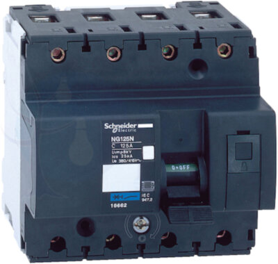 Автомат 4P 80А Acti 9 (50 кА, C) Schneider Electric 18658